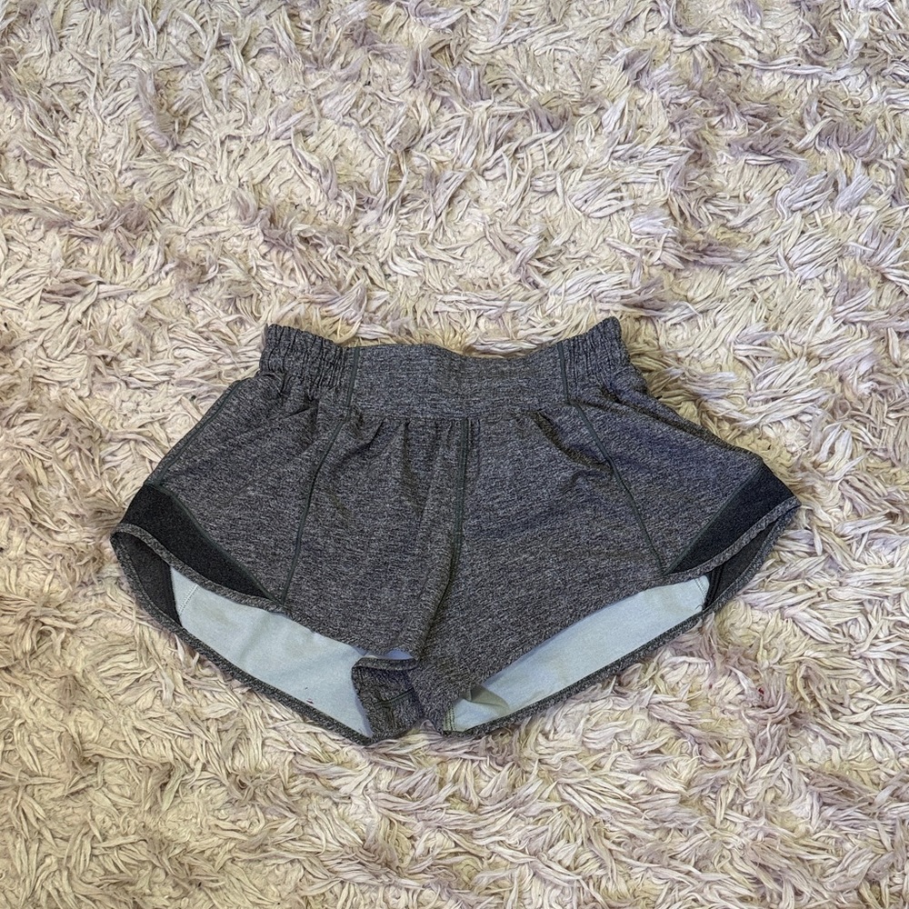 lululemon athletica Dark Gray Women's Athletic Running Shorts